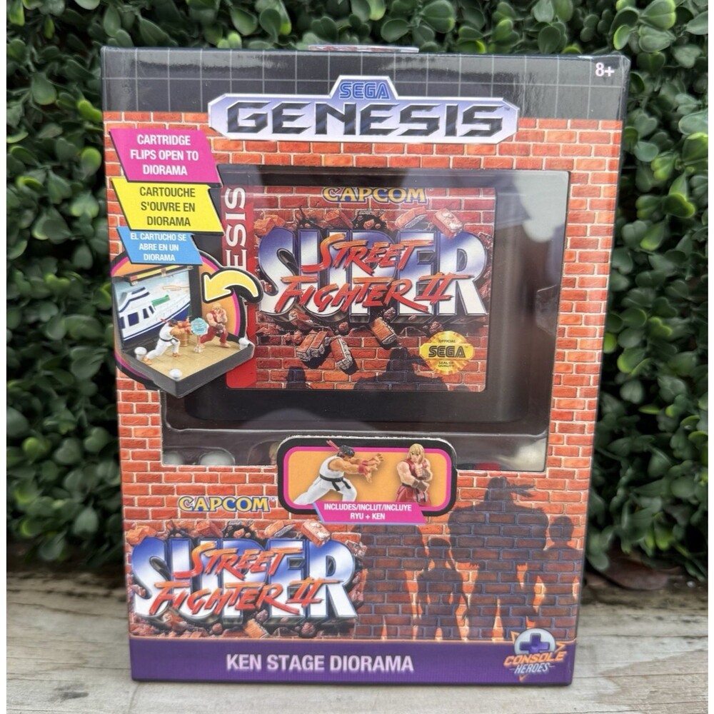 Console Heroes: Street Fighter II Diorama – Ryu & Ken – Dock Stage Scene